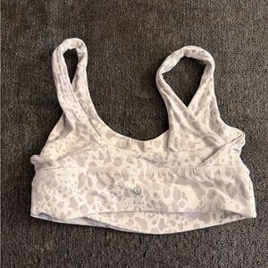 Lululemon Athletica Patterned Cream Sports Align Bra